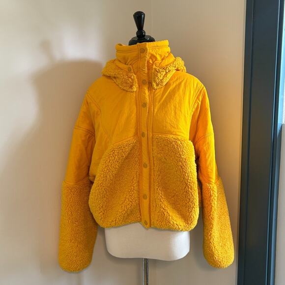 Revolve x Free People Movement Adventure‎ Awaits Fleece Women's L Orangeade - Picture 1 of 8